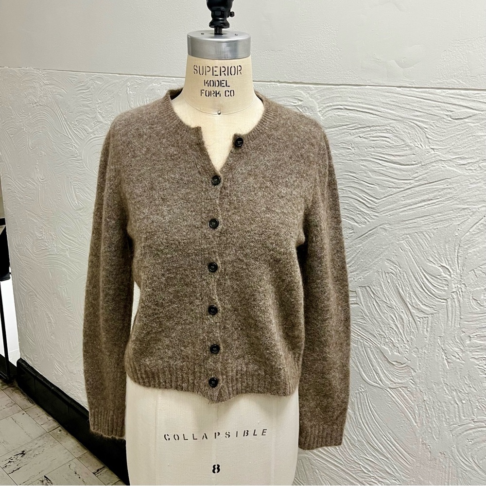 Eileen Fisher Button-Up Mohair Cardigan Sweater with tags